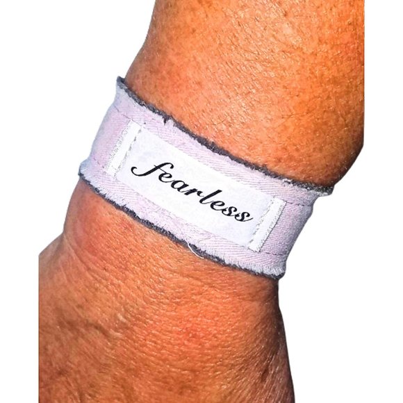 Hand Crafted Jewelry - Fearless Bracelet Taylor Swift Gift No Fear Motivational Inspirational Message